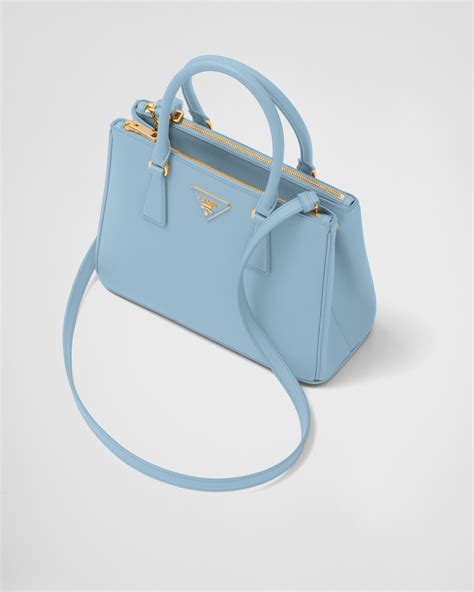 prada saffiano small blue|Light Blue Small Prada Galleria Saffiano Leather Bag .